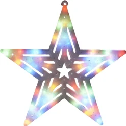 Etoile lumineuse multicolore blanche-Gifi Hot