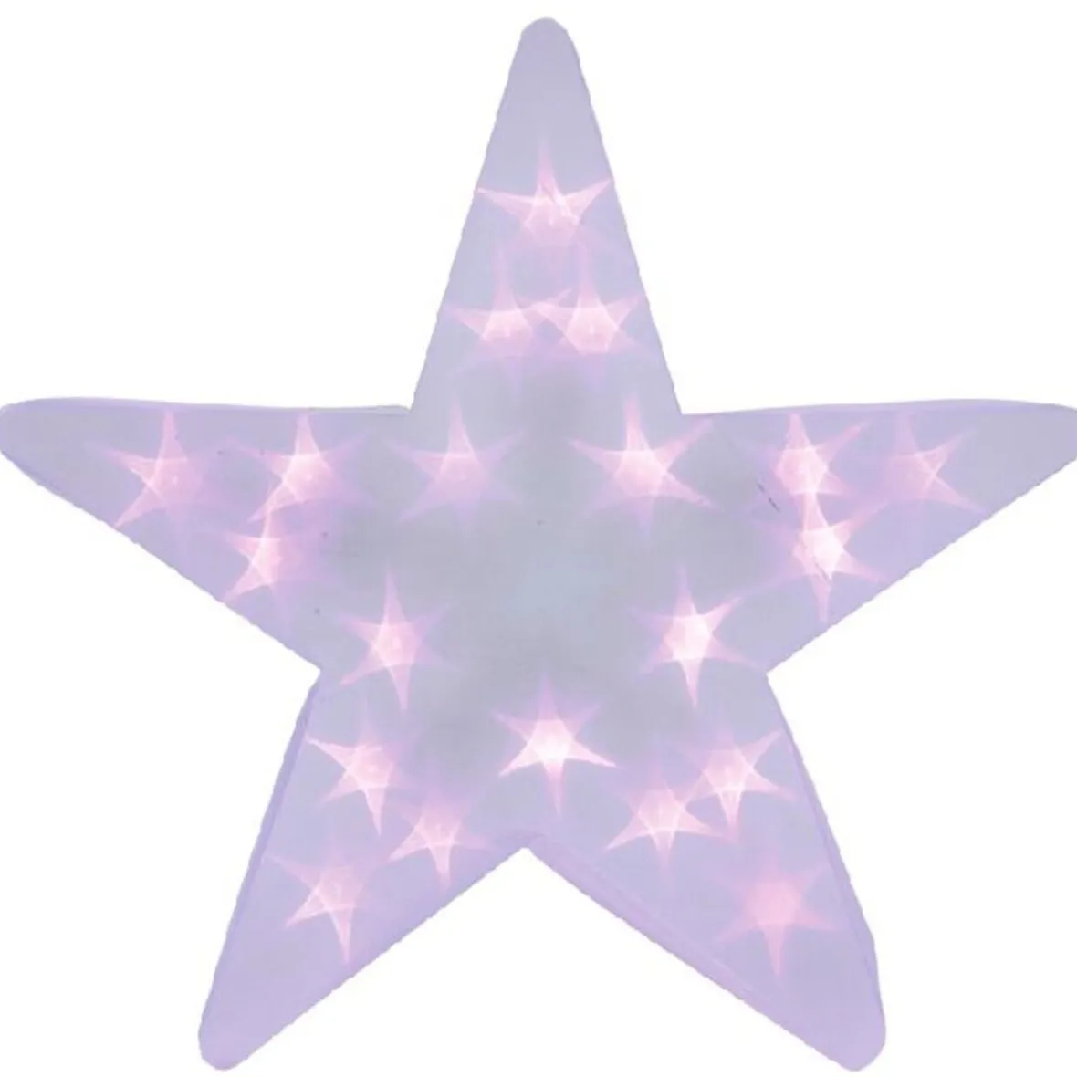 Etoile lumineuse rose fixe-Gifi