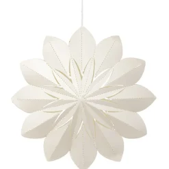 Etoile origami à suspendre blanc ø19 cm-Gifi