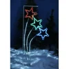 Etoiles lumineuses multicolores clignotantes 1,55 m-Gifi Outlet