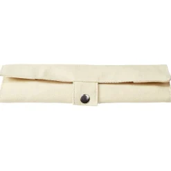 Etui avec couverts en bambou fourchette/couteau/cuillère 3 pièces-Gifi New