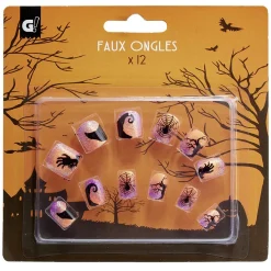 Faux ongles Halloween x12-Gifi New