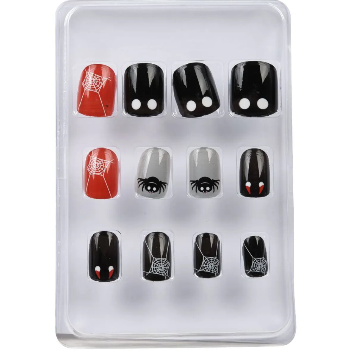 Faux ongles motif Halloween x12-Gifi Discount