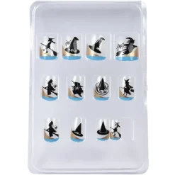 Faux ongles motif Halloween x12-Gifi Discount