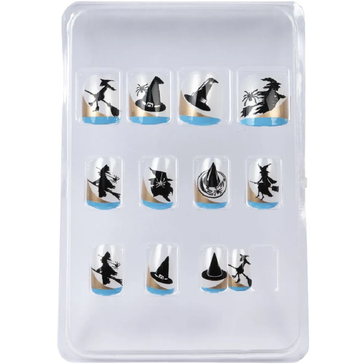 Faux ongles motif Halloween x12-Gifi Discount