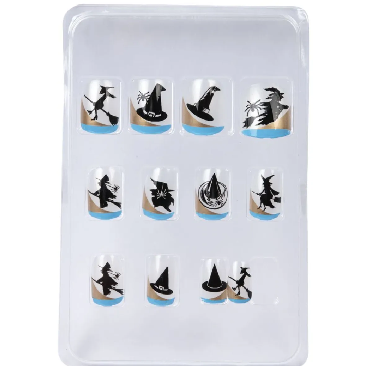Faux ongles motif Halloween x12-Gifi Discount