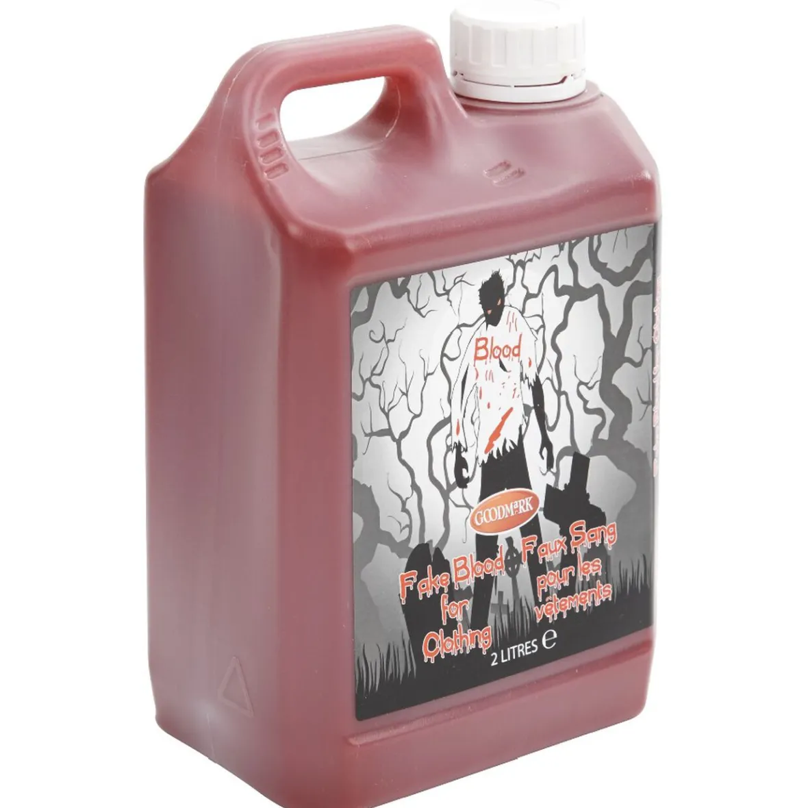 Faux sang en bidon de 2L Halloween-Gifi Outlet