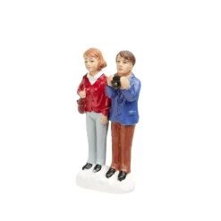 Figurine de Noël couple pour village miniature-Gifi New