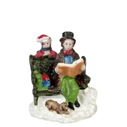 Figurine de Noël pour village miniature x9-Gifi Discount