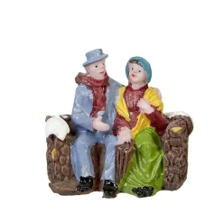 Figurine de Noël pour village miniature x9-Gifi Discount