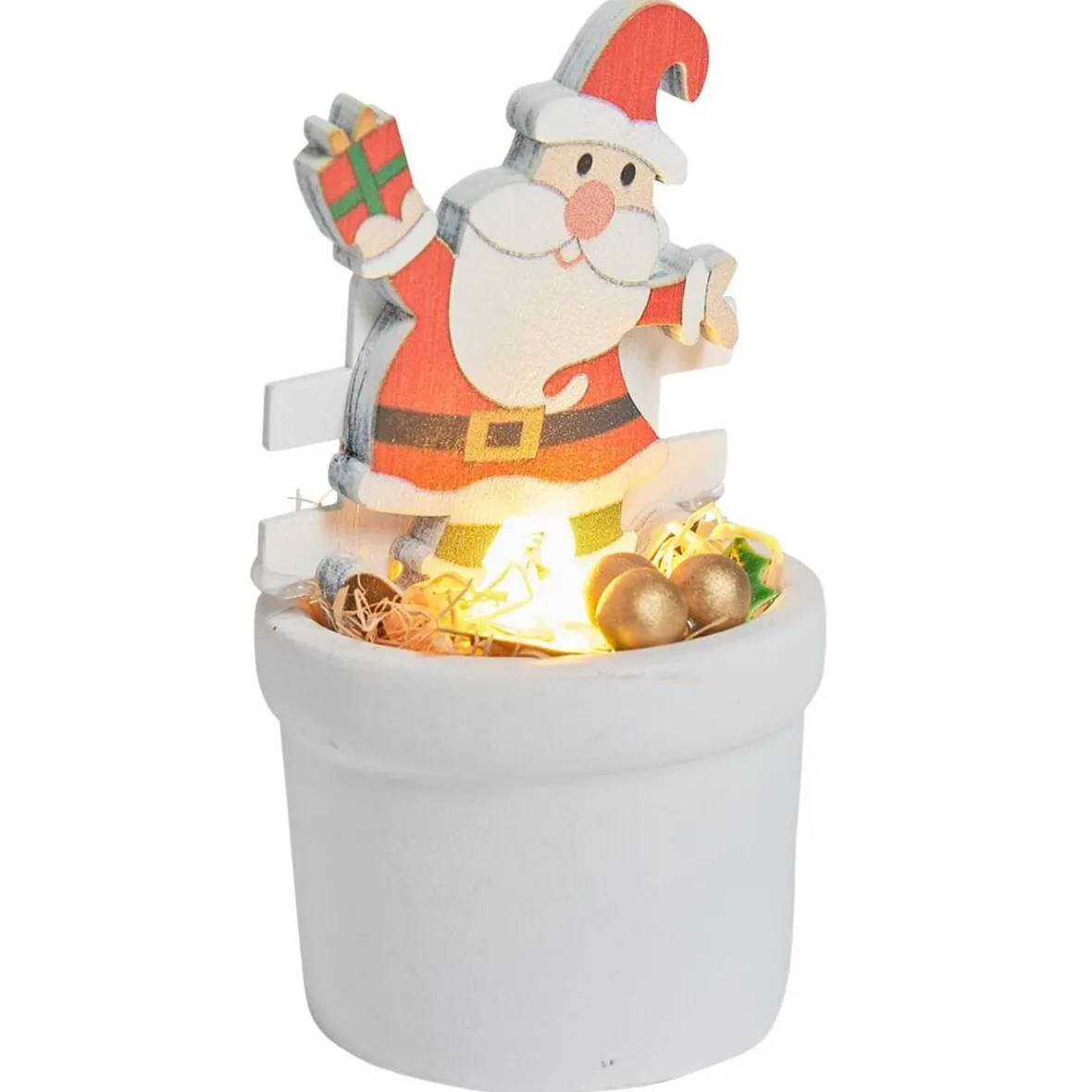 Figurine lumineuse dans pot - 4 modèles-Gifi Best