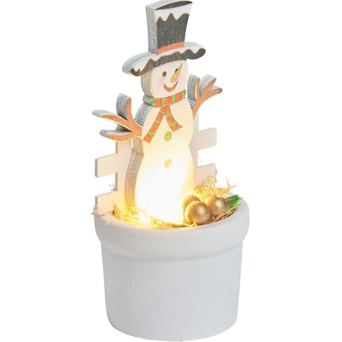 Figurine lumineuse dans pot - 4 modèles-Gifi Best