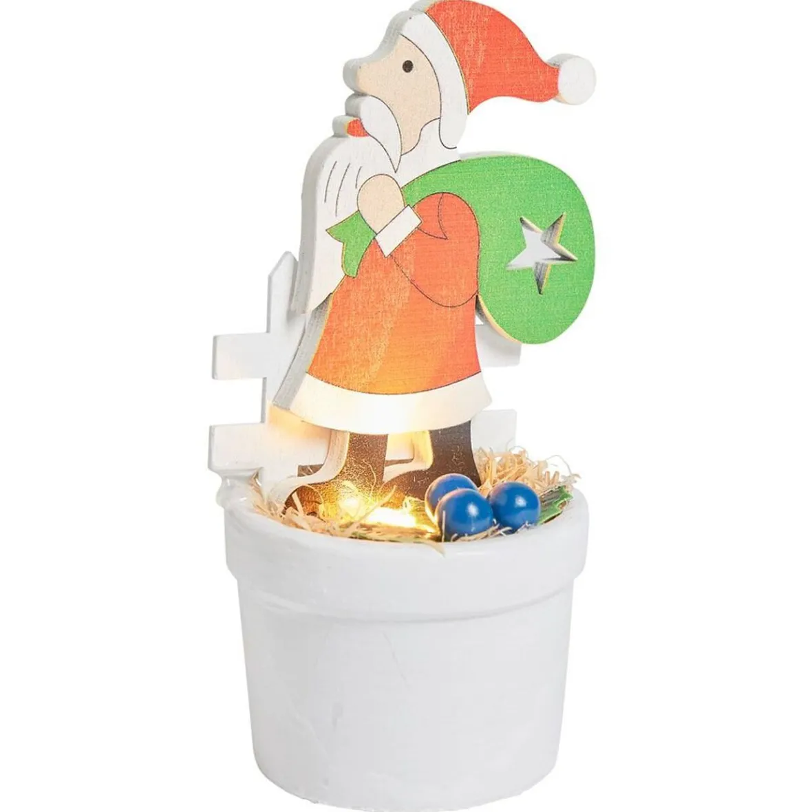 Figurine lumineuse dans pot - 4 modèles-Gifi Best