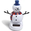 Figurine solaire Noël bonhomme de neige-Gifi Hot