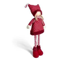 Fillette déco Noël avec jambes extensibles H70cm-Gifi Hot