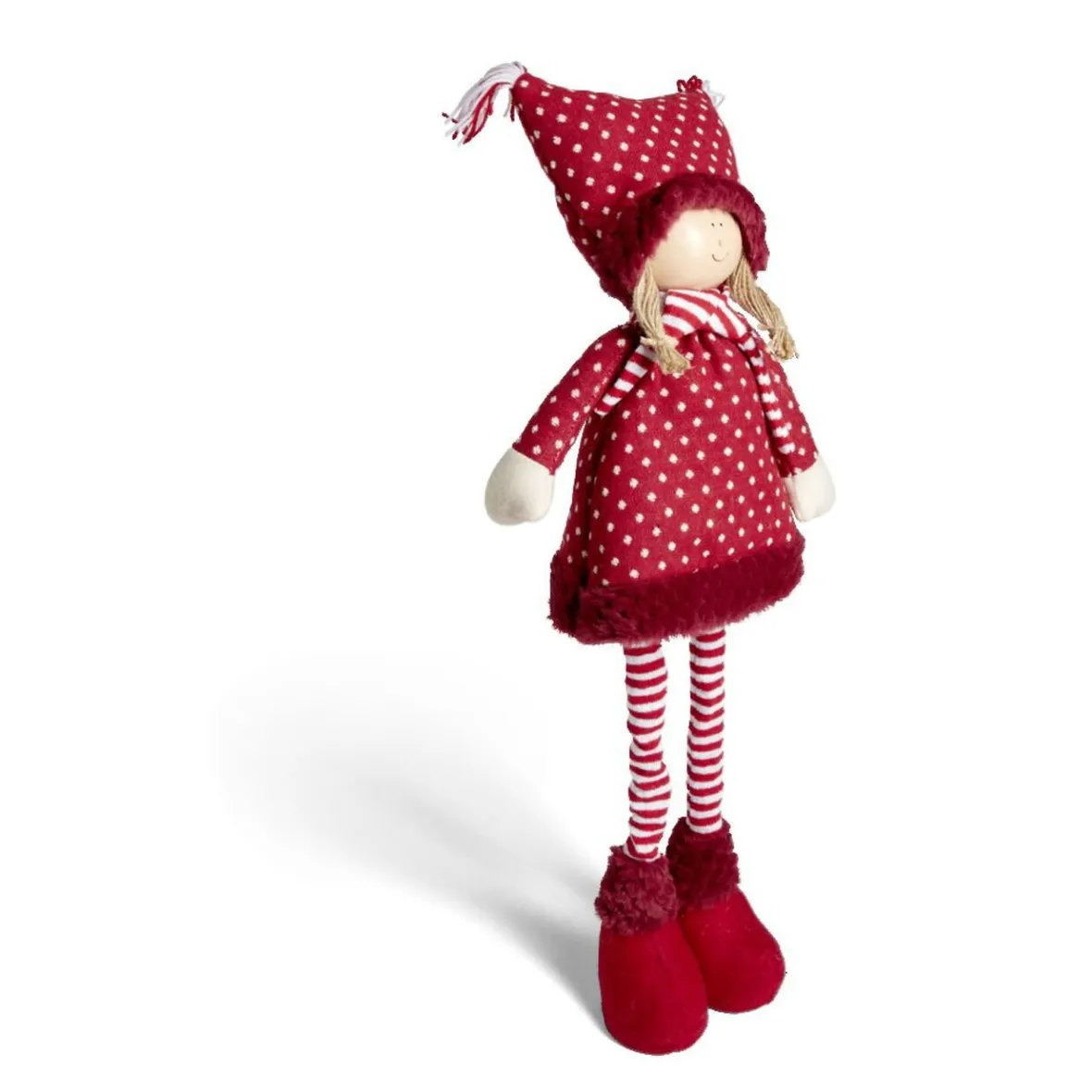 Fillette déco Noël avec jambes extensibles H70cm-Gifi Hot