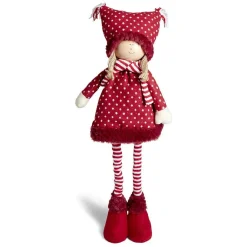 Fillette déco Noël avec jambes extensibles H70cm-Gifi Hot