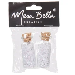 Flacon de paillettes blanches x2-Gifi Sale