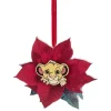 Fleur rouge poinsettia Disney Le Roi Lion Simba bois à suspendre-Gifi Sale