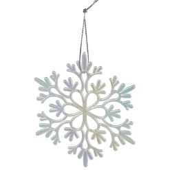 Flocon à suspendre brillant bleu ou blanc Ø10cm-Gifi Hot