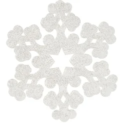 Flocon de Noël blanc à suspendre-Gifi Discount