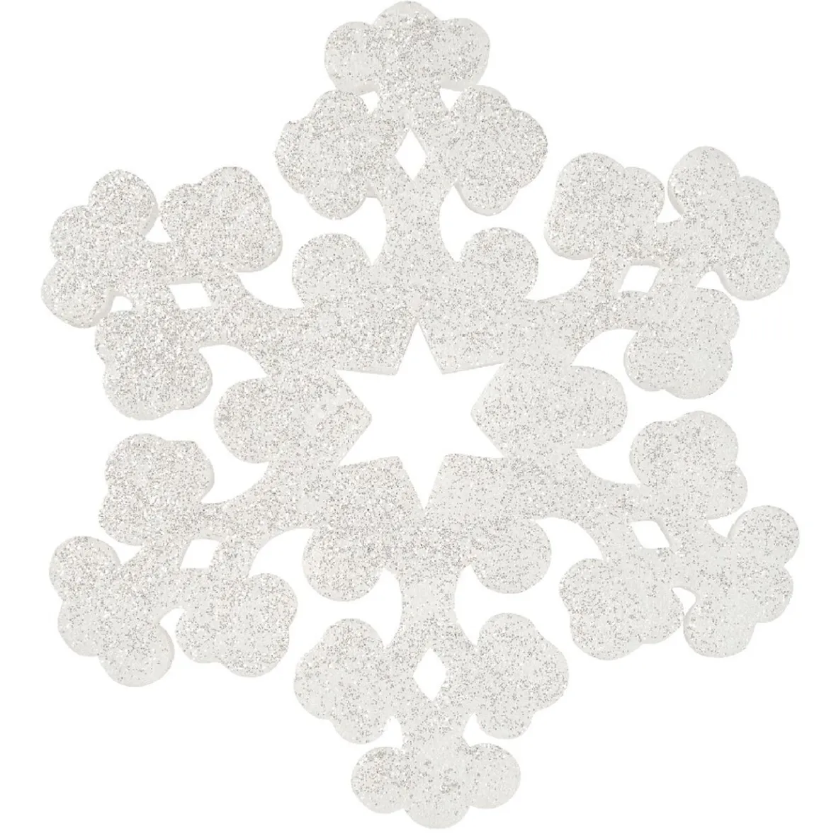 Flocon de Noël blanc à suspendre-Gifi Discount