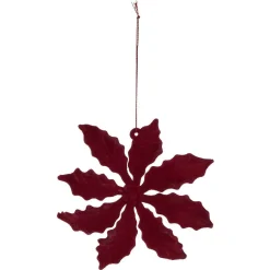 Flocon rouge aspect velours-Gifi Best