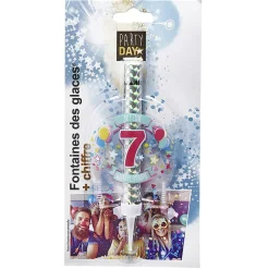 Fontaine de glace feu d'artifice bouteille chiffre 5-Gifi Discount