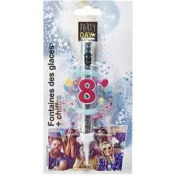 Fontaine de glace feu d'artifice bouteille chiffre 8-Gifi Best