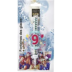 Fontaine de glace feu d'artifice bouteille chiffre 9-Gifi Sale