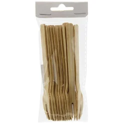 Fourchette à cocktail en bambou x12-Gifi Sale