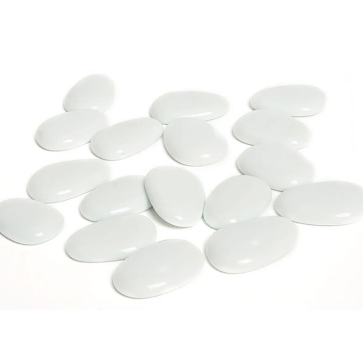 Galets décoratifs blancs-Gifi New