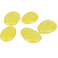 Galets décoratifs jaunes-Gifi