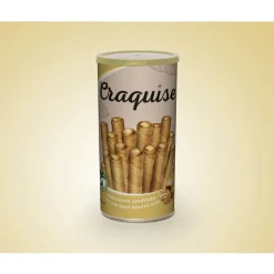 Gaufrette caramel beurre salé Craquise sans huile de palme 135gr-Gifi