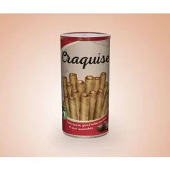 Gaufrette chocolat noisette Craquise sans huile de palme 135gr-Gifi Online