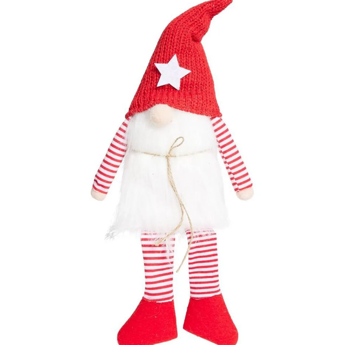 Gnome de Noël à poser avec jambes tombantes H40cm-Gifi Clearance