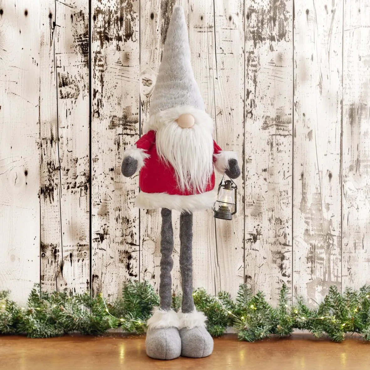 Gnome de Noël avec jambes extensibles H87cm-Gifi Hot