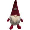 Gnome Noël à poser rouge et gris H.27 cm-Gifi New