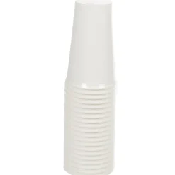 Gobelet à bière jetable en carton blanc 50 cl x20-Gifi Best