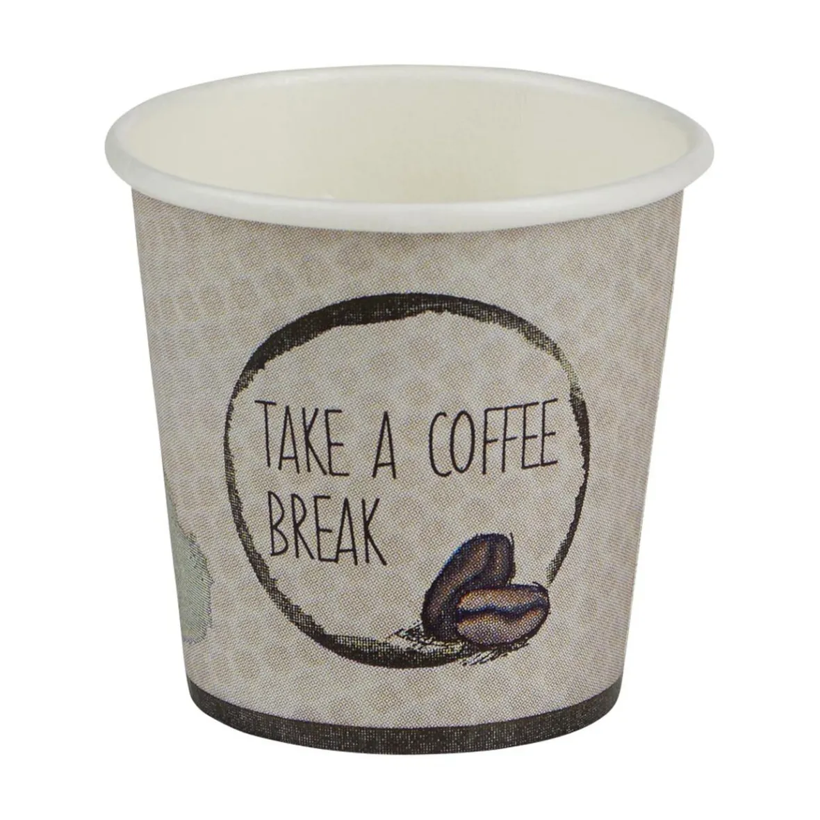 Gobelet à café en carton blanc crème 12 cl x20-Gifi Best