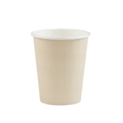 Gobelet blanc lin en carton 25 cl x12-Gifi Online