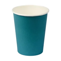 Gobelet bleu canard en carton 25 cl x12-Gifi Discount