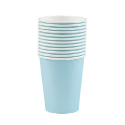 Gobelet bleu clair en carton 25 cl x12-Gifi Clearance