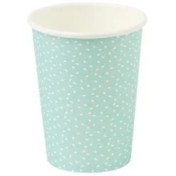 Gobelet en carton bleu et blanc x 10-Gifi Outlet