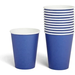 Gobelet en carton 36cl Bleu nuit x12-Gifi Clearance