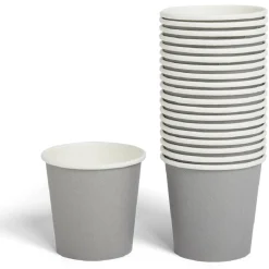 Gobelet en carton 36cl Gris x20-Gifi Discount