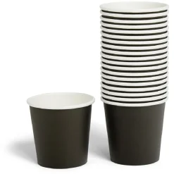 Gobelet en carton 36cl Noir x20-Gifi New