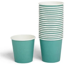 Gobelet en carton 36cl Vert émeraude x20-Gifi Online