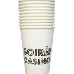 Gobelet en carton design Casino x10-Gifi New