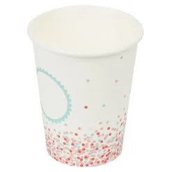 Gobelet en carton design chandeleur pois multicolores-Gifi Sale